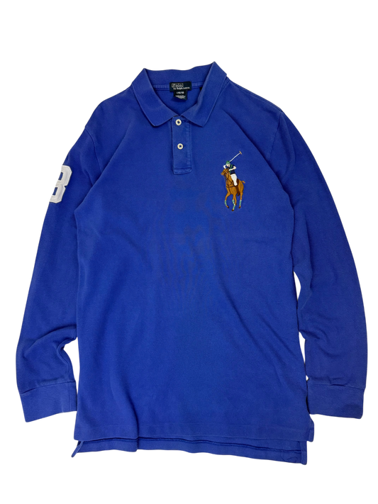 Ralph Lauren Long Sleeve Polo (L) (16/18)